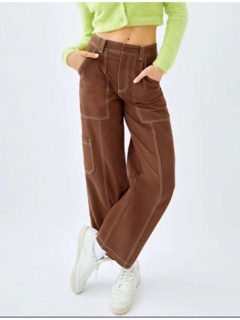 Aritzia Sunday Best Oscar Carpenter Pants Brown - 6